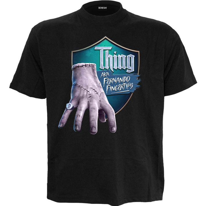 Wednesday 'Fernando Fingertips'' (Black) T-Shirt