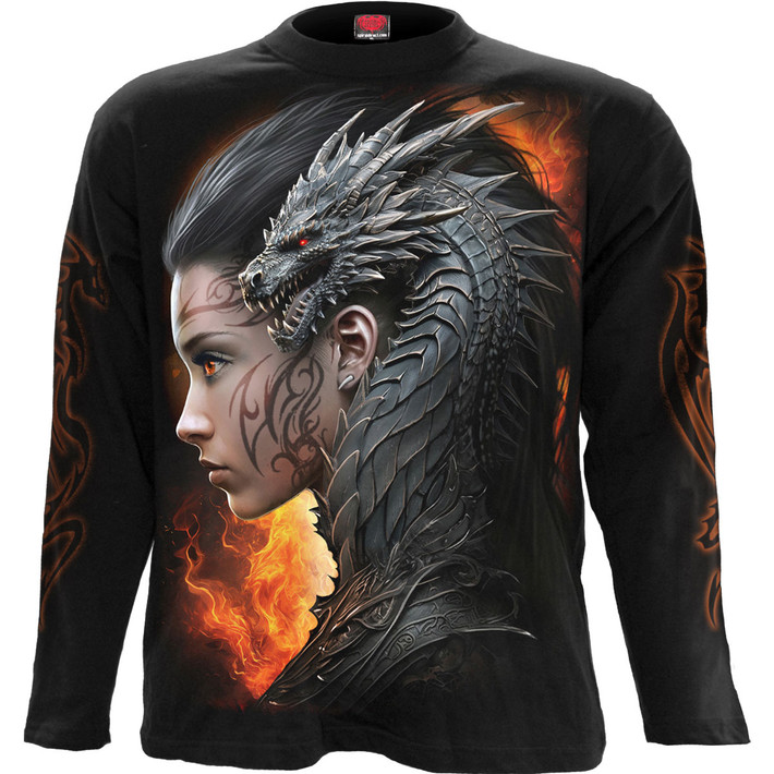 Spiral 'Draco Queen' (Black) Long Sleeve Shirt
