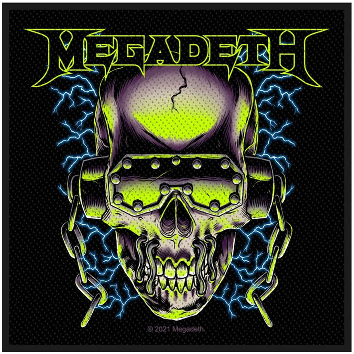 Megadeth 'Vic Rattlehead' Woven Patch