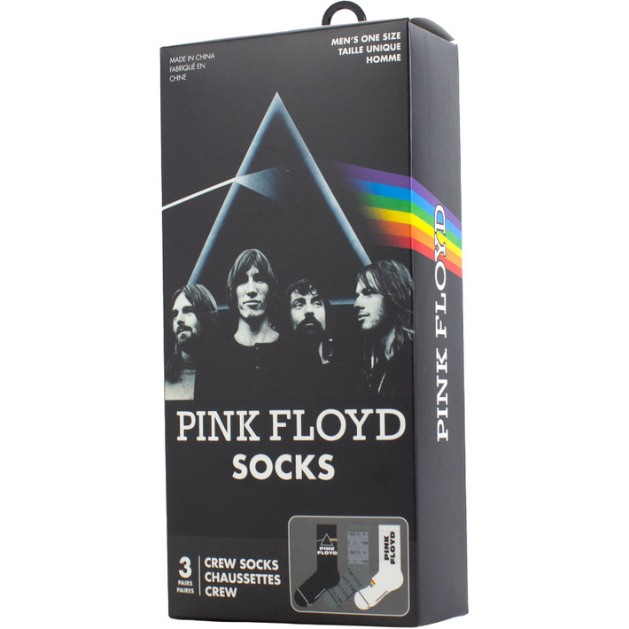 Pink Floyd 'Logos' (Multicolour) Sock Gift Box (One Size = UK 6.5-11)