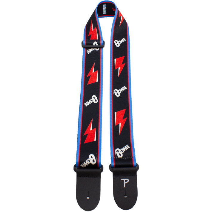 David Bowie 'Flash Black' Polyester Guitar Strap