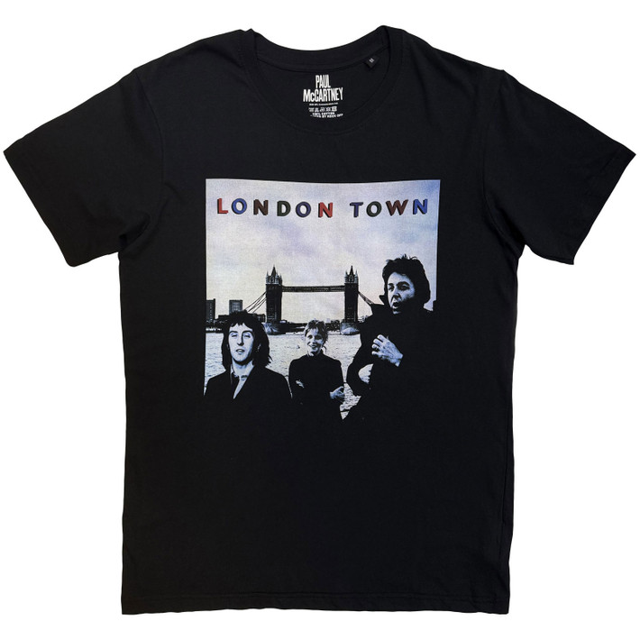 Paul McCartney 'London Town' (Black) T-Shirt