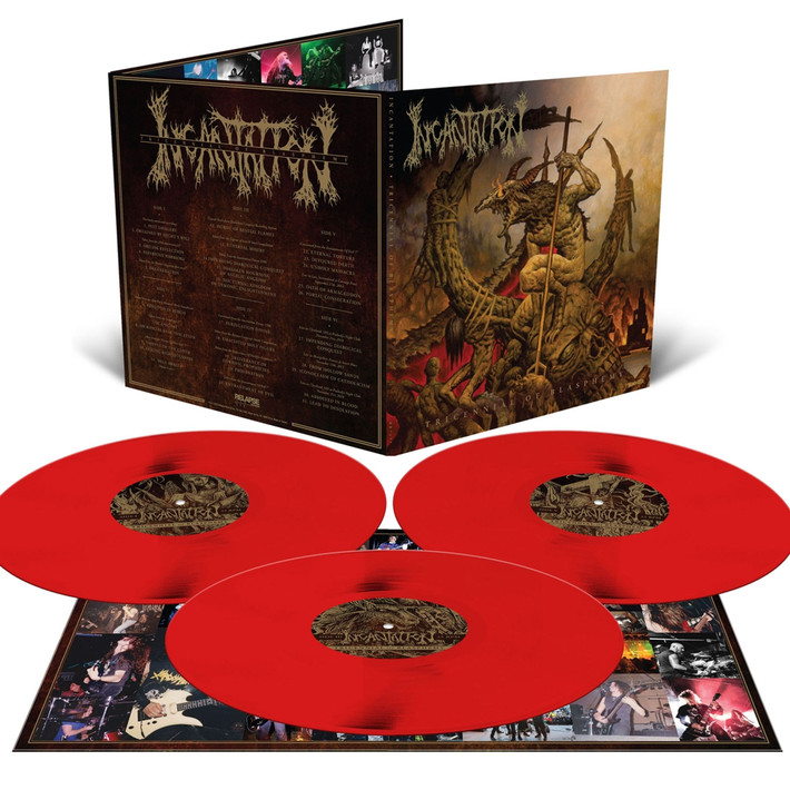 Incantation 'Tricennial of Blasphemy' 3LP Blood Red Vinyl