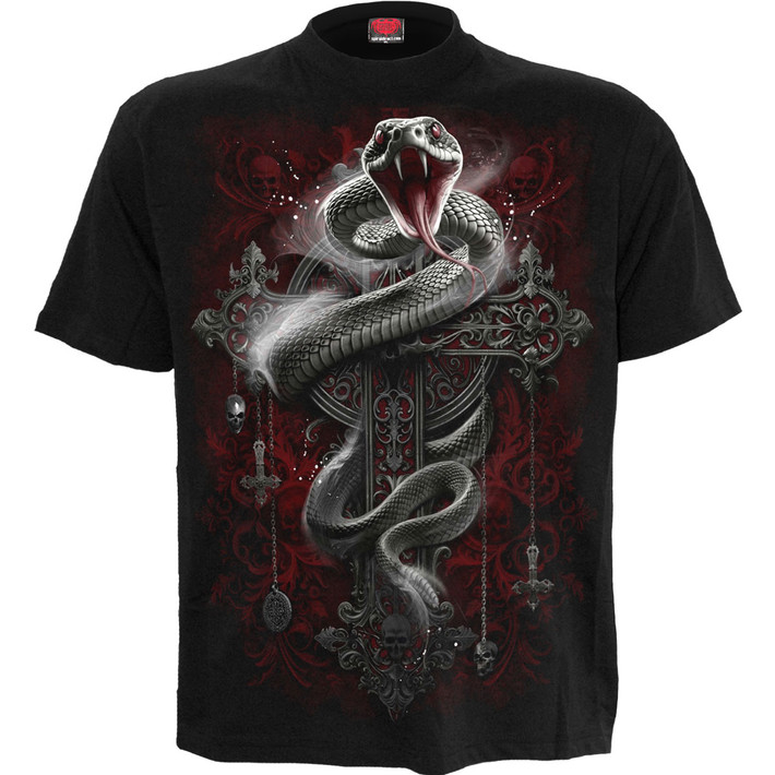 Spiral 'Gothic Serpent' (Black) T-Shirt