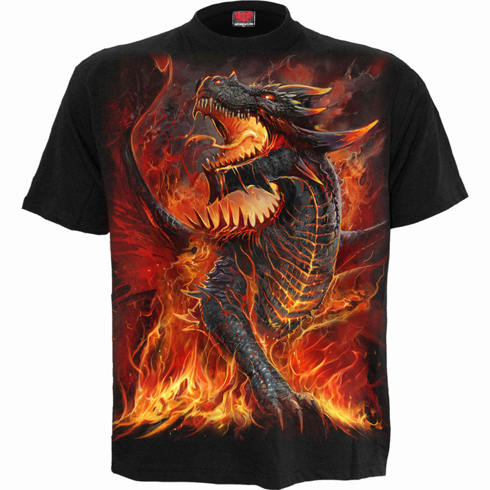 Spiral 'Draconis' (Black) T-Shirt