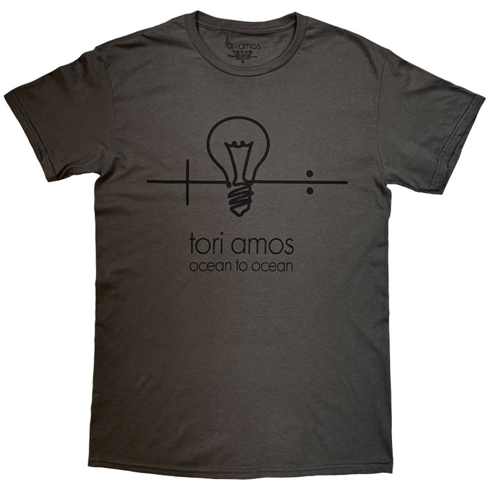 Tori Amos 'Ocean To Ocean' (Charcoal Grey) T-Shirt