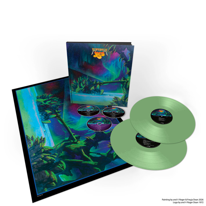 Yes 'Aurora' 2LP Light Green Vinyl + 2CD & Blu Ray Artbook