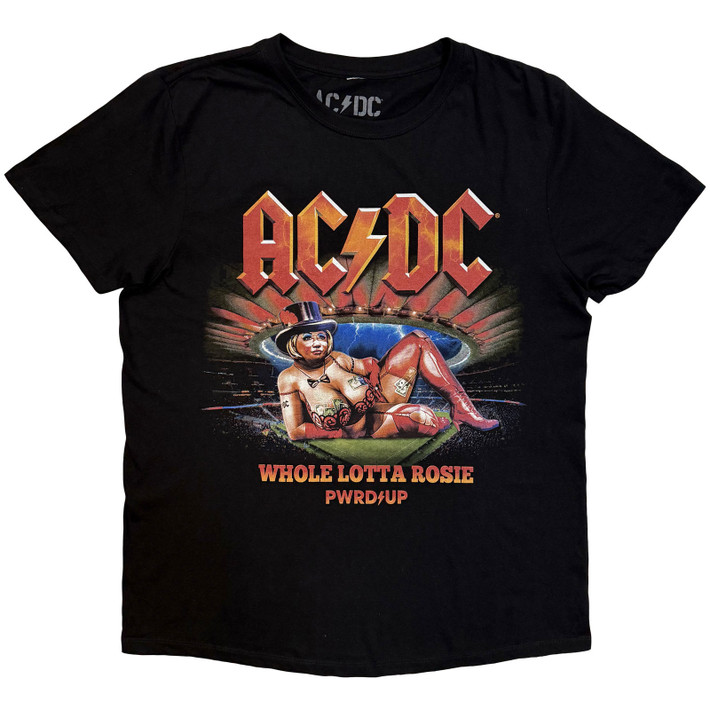 AC/DC 'Whole Lotta Madrid EU Tour '25' (Black) T-Shirt