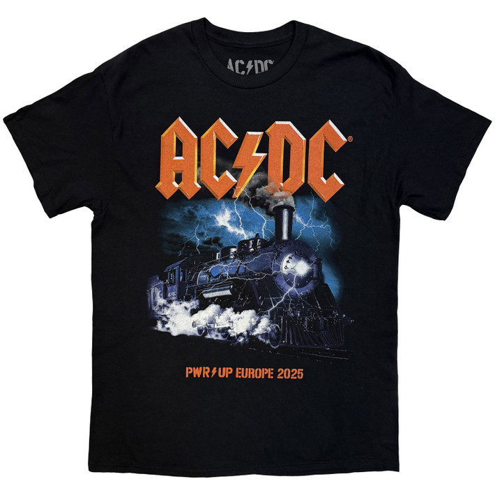 AC/DC 'Train EU Tour '25' (Black) T-Shirt