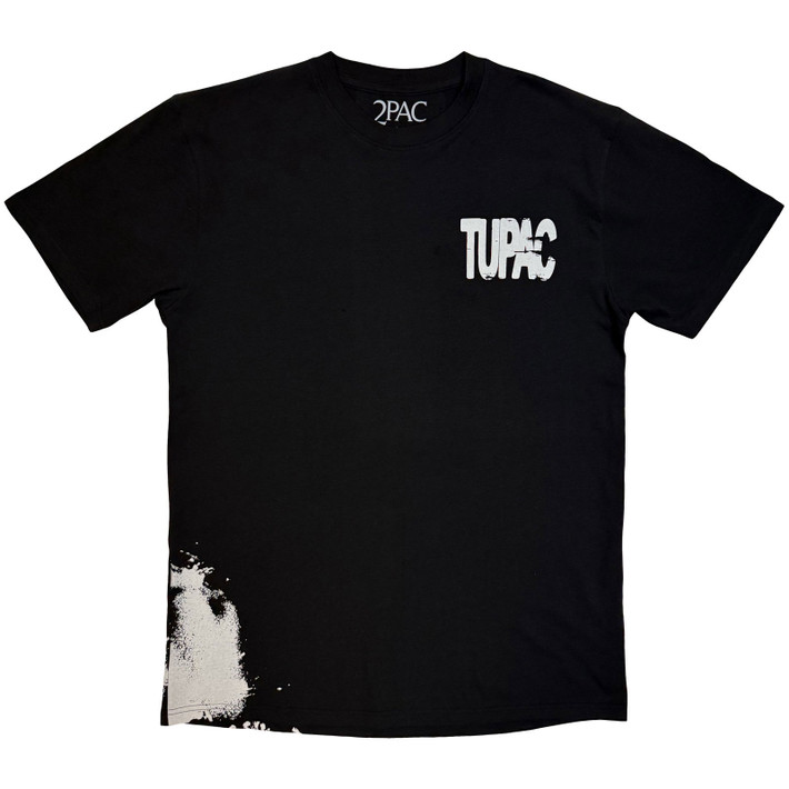 Tupac 'Prayer AOP' (Black) Eco T-Shirt