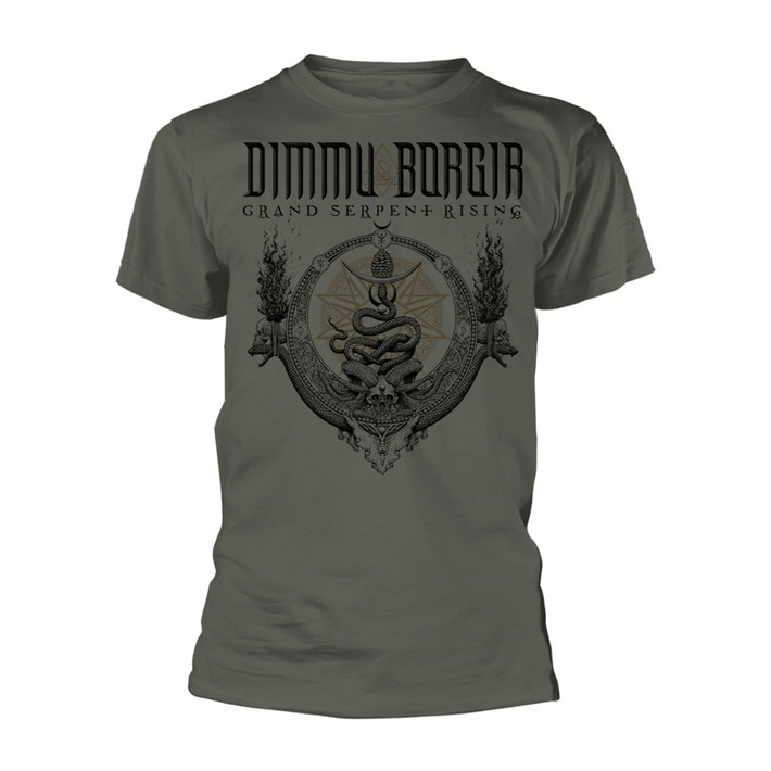 Dimmu Borgir 'Grand Serpent Rising' (Military Green) T-Shirt Front