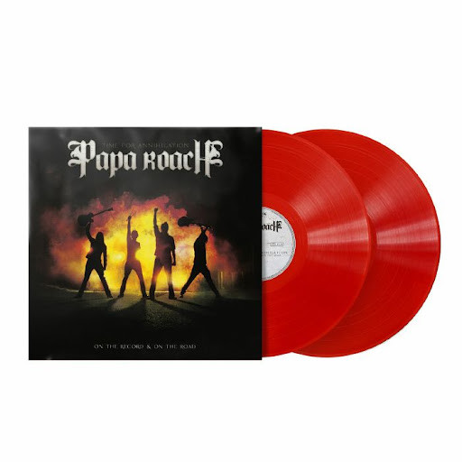 Papa Roach 'Time For Annihilation' 2LP Red Vinyl