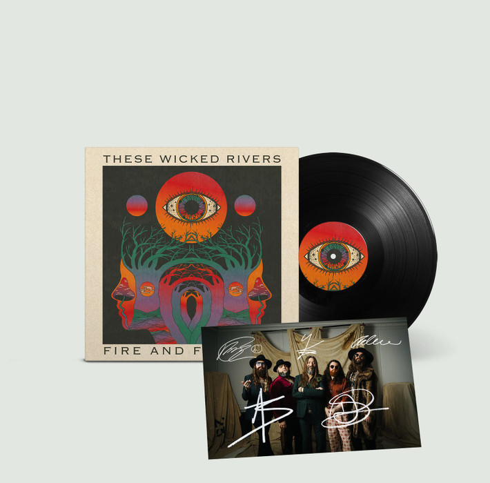 These Wicked Rivers 'Fire And Folklore' LP Black Vinyl + Exclusive Signed Photo Card