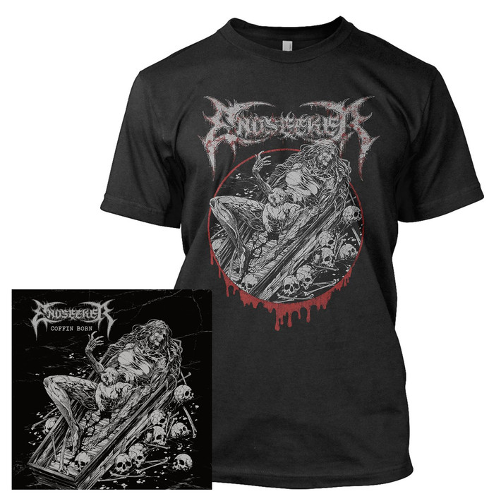 Endseeker 'Coffin Born' CD Digipak & T-Shirt Bundle