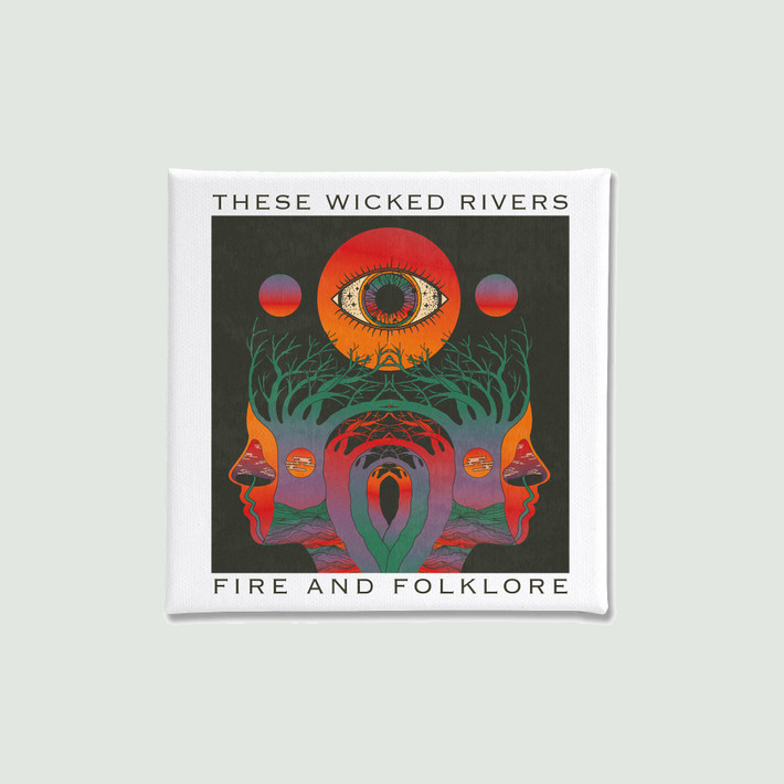 These Wicked Rivers 'Fire And Folklore' Canvas Artwork