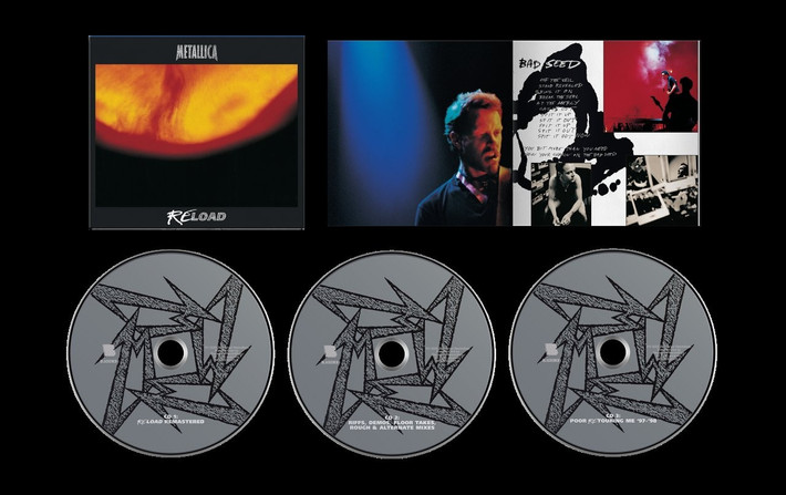 PRE-ORDER - Metallica 'ReLoad' (Remastered) 3CD Expanded Edition - RELEASE DATE 26th June 2026
