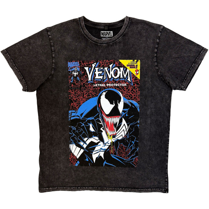 Venom 'Lethal Protector' (Black Stone Wash) Limited Edition T-Shirt
