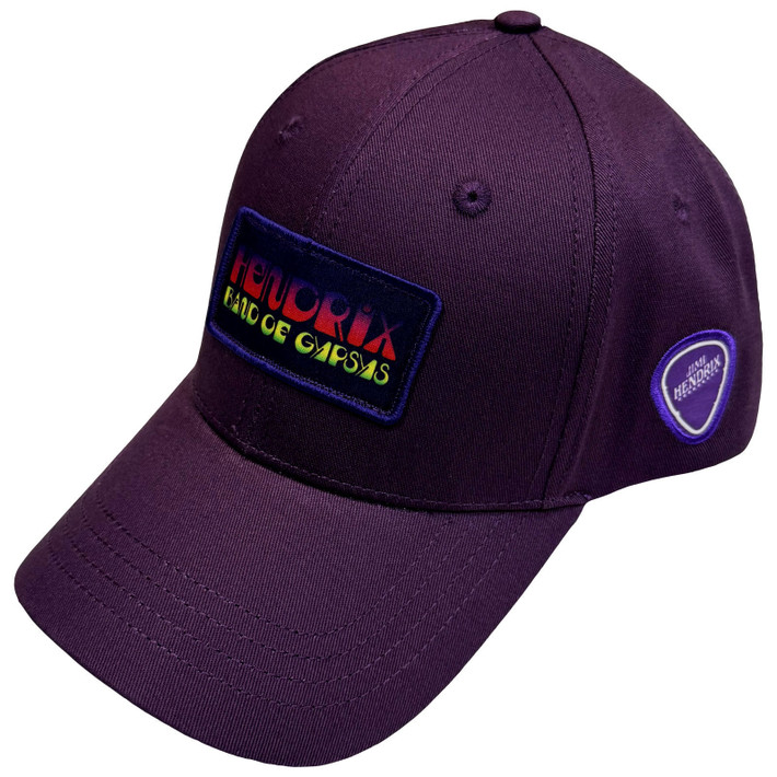 Jimi Hendrix 'Band Of Gypsys' (Purple) Baseball Cap