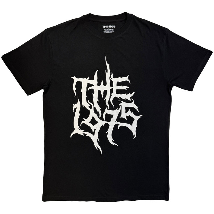 The 1975 'Metal Logo Mono' (Black) Eco T-Shirt