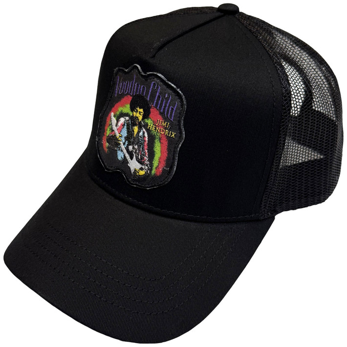 Jimi Hendrix 'Voodoo Child' (Black) Trucker Cap
