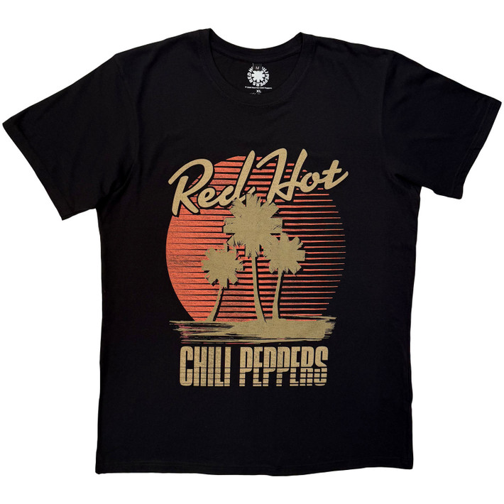 Red Hot Chili Peppers 'Palms' (Black) Carbon T-Shirt