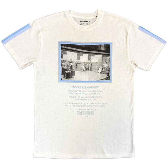 Turnstile 'Never Enough Studio' (White) Eco T-Shirt