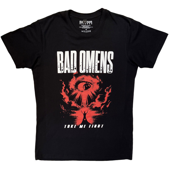 Bad Omens 'Red Eye' (Black) Carbon T-Shirt