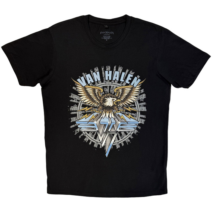 Van Halen 'Eagle' (Black) Carbon T-Shirt