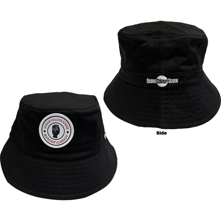 Ocean Colour Scene 'Marchin' Fist' (Black) Bucket Hat