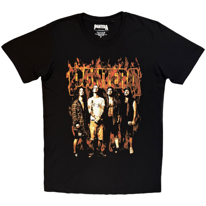 Pantera 'Flames' (Black) T-Shirt