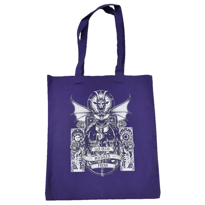 SLF 'Weirdo Mosher Freak Slate' (Purple) Tote Bag