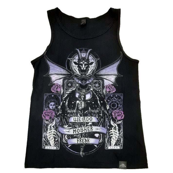 SLF 'Weirdo Mosher Freak Amethyst' (Black) Vest