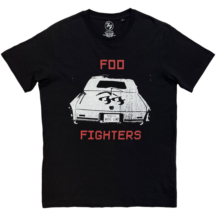Foo Fighters 'White Limo' (Black) T-Shirt