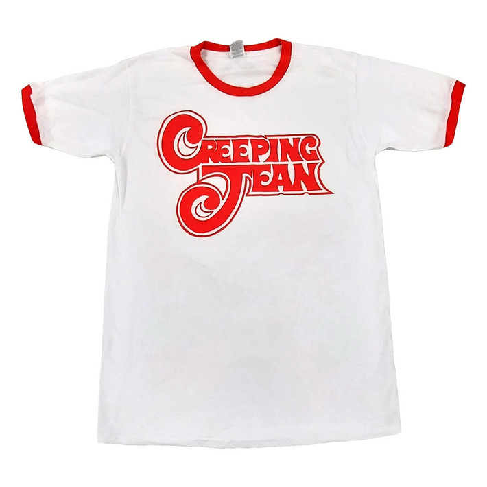 Creeping Jean 'Red Logo' (White) Ringer T-Shirt