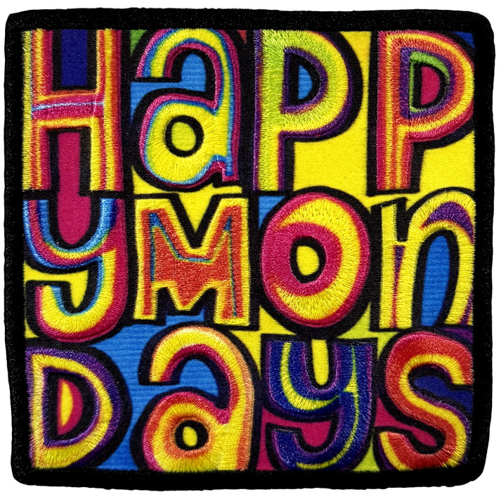 Happy Mondays 'Greatest Hits' Iron On Woven Patch