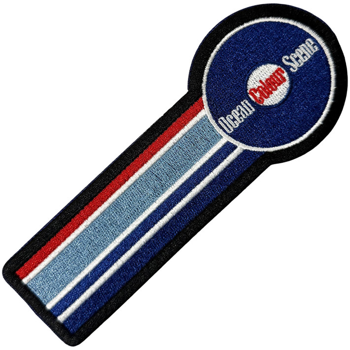 Ocean Colour Scene 'Circle Logo & Stripes' Iron On Woven Patch