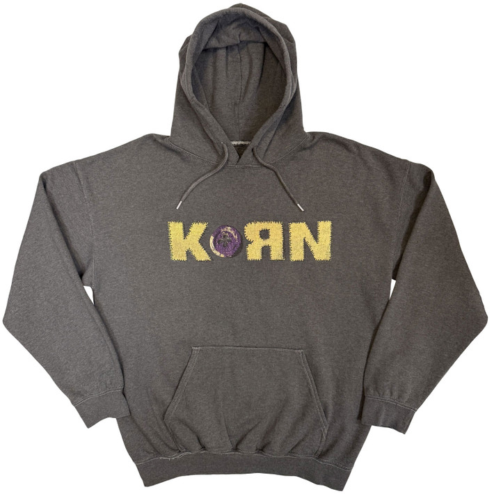 Korn 'Doll Issues' (Charcoal Grey) Pull Over Hoodie