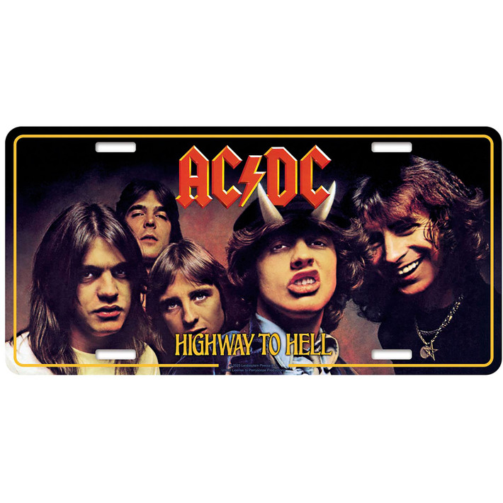 AC/DC 'Highway To Hell' Number Plate