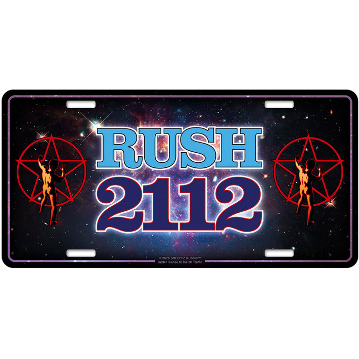 Rush '2112' Number Plate