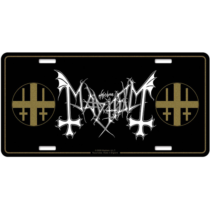 Mayhem 'Logo' Number Plate
