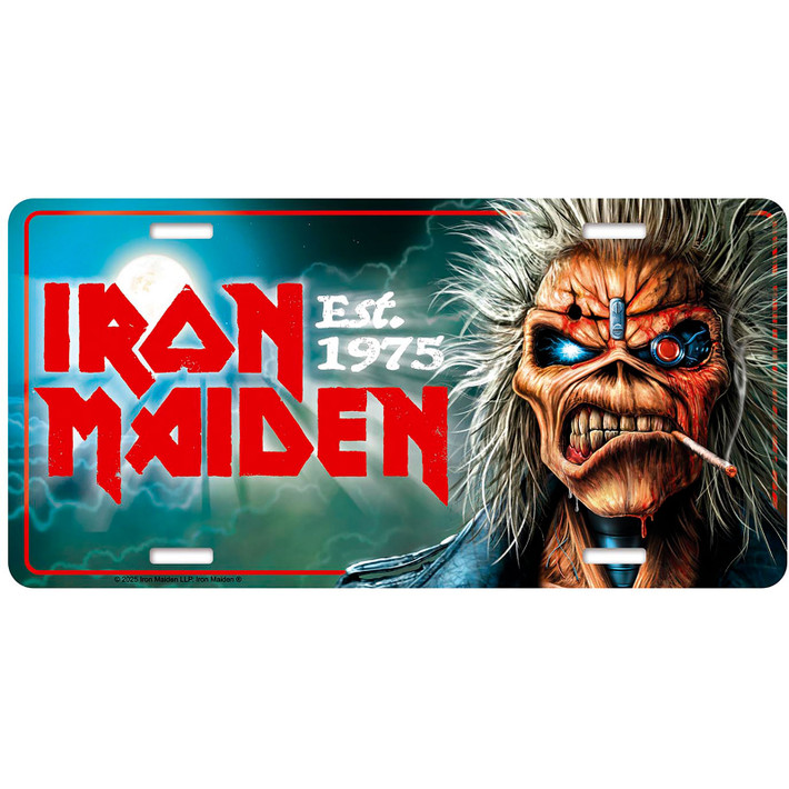 Iron Maiden 'Est 1975' Number Plate