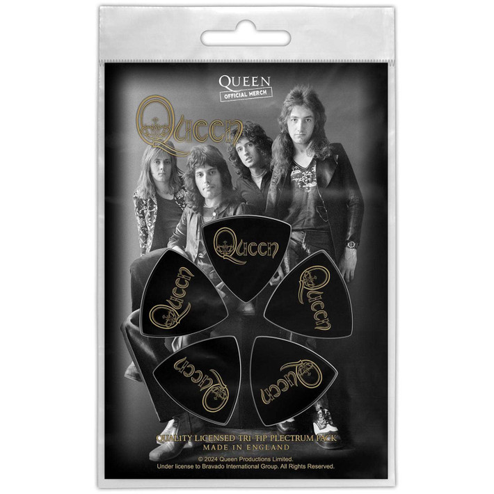 Queen 'Logo' Tri-Tip Plectrum Pack
