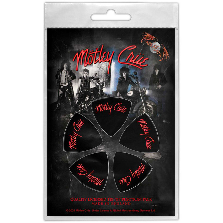 Motley Crue 'Logo' Tri-Tip Plectrum Pack