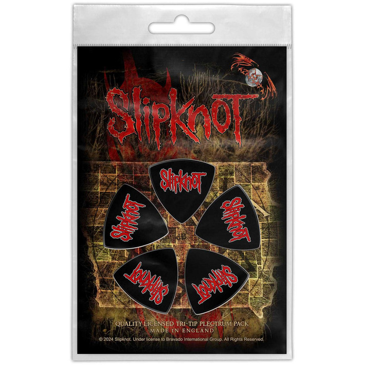 Slipknot 'Logo' Tri-Tip Plectrum Pack