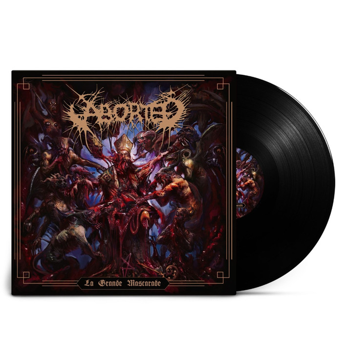 PRE-ORDER - Aborted 'La Grande Mascarade' EP Black Vinyl - RELEASE DATE 3rd July 2026