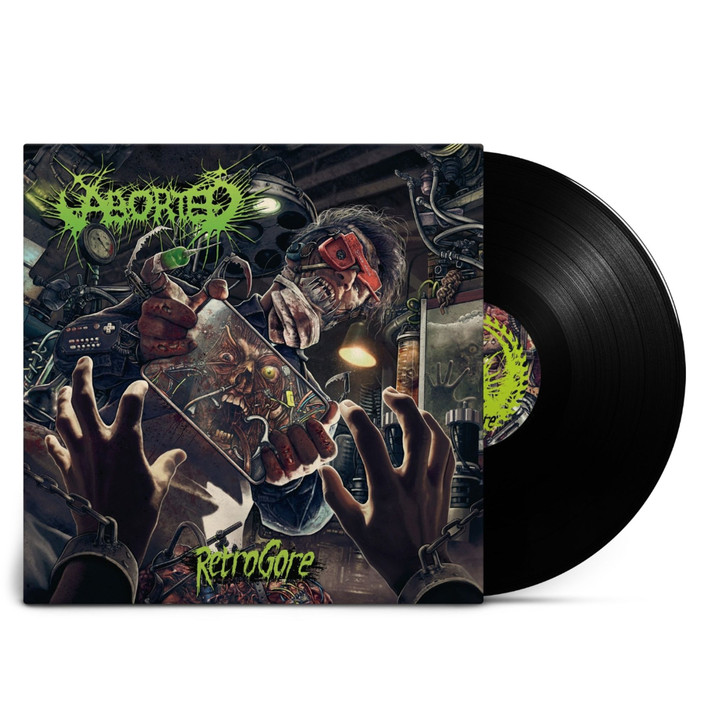 PRE-ORDER - Aborted 'Retrogore' LP Black Vinyl - RELEASE DATE 3rd July 2026
