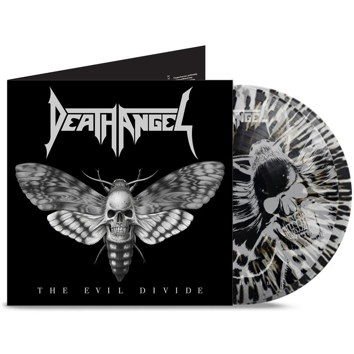 PRE-ORDER - Death Angel 'The Evil Divide' 2LP Clear Black Splatter Vinyl - RELEASE DATE 24th July 2026