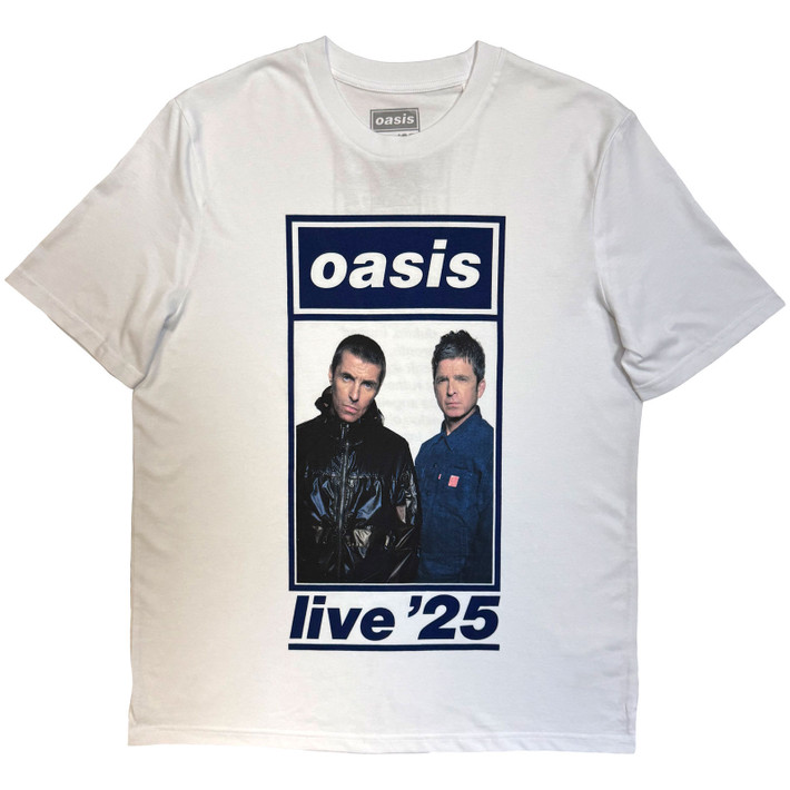Oasis 'Colour Photo Live '25 World Tour' (White) T-Shirt