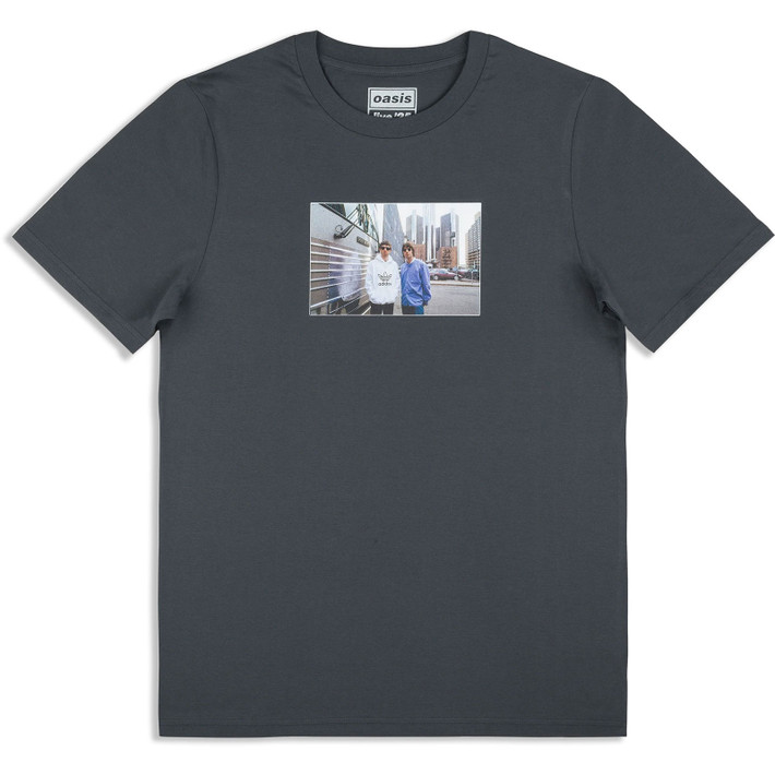 Oasis 'Detroit Bus Photo T-Shirt' (Navy Blue) T-Shirt