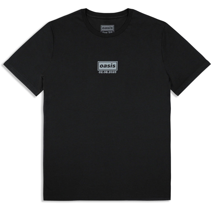 Oasis 'London 2 Aug Event' (Black) T-Shirt